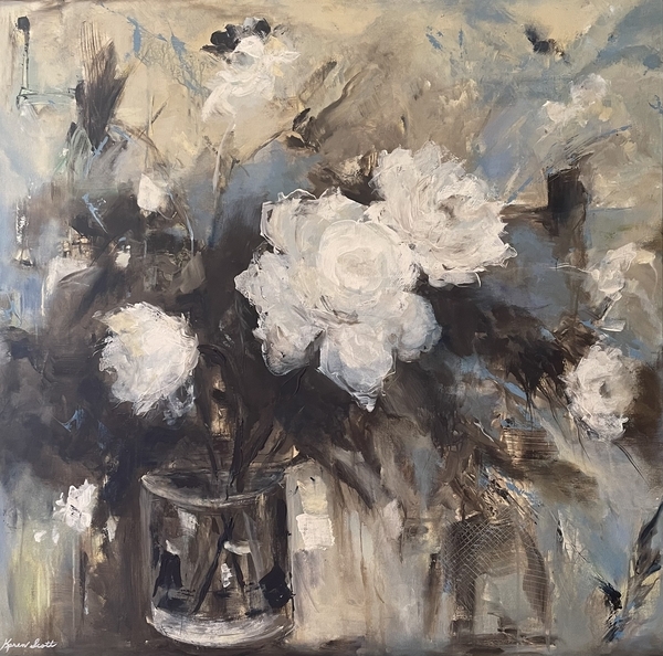 Flowers for My Darling 40"x40"