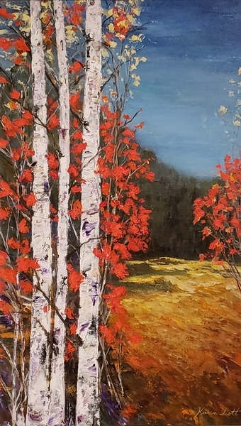 Blazing Meadow Acrylic 15x25 - Standard (needs to be framed)