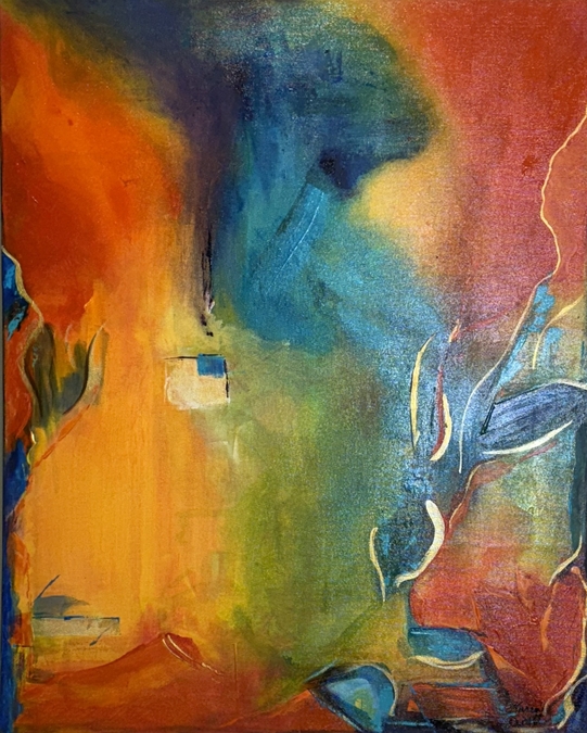 Soft Surprises  20 x 30 Acrylic