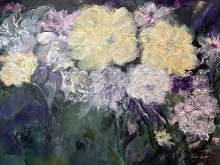 You Deserve Flowers 30x40 $750